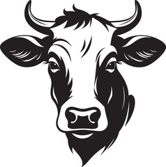Pastoral Panache Iconic Logo Art Dairy Duchess Cow Logo Icon
