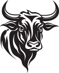 Moo Majesty Logo Iconic Graphic Milk Marvel Cow Vector Logo