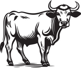 Dairy Dazzle Iconic Logo Graphic Bovine Beauty Logo Iconic Art
