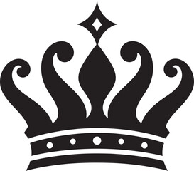 Regal Emblem Iconic Crown Icon Crown Majesty Graphic Logo Graphic