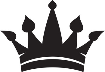 Crowned Excellence Vector Graphic Icon Crown Jewels Iconic Logo Design