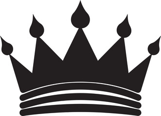 Majestic Monarchy Vector Logo Art Sovereign Symbol Crown Iconic Logo