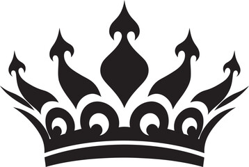 Imperial Insignia Logo Vector Icon Royal Regency Crown Iconic Design