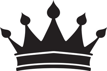 Crown Majesty Vector Graphic Design Aristocratic Aura Iconic Logo Graphic
