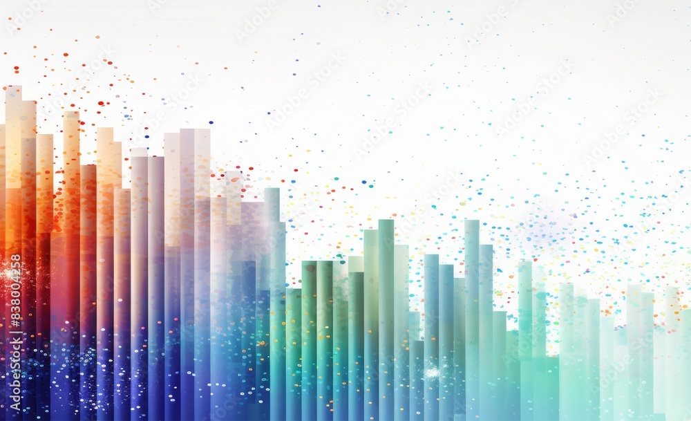 Poster educational data analytics background texture white background