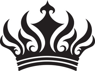 Aristocratic Aura Crown Icon Art Imperial Impression Logo Icon Design