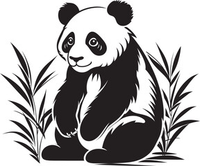 Whimsical Panda Vector Art Adorable Pug with Coffee Mug Vector Logo