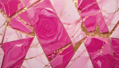 Pink marble