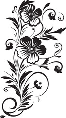 Victorian Style Vector Emblem Retro Floral Element Ornament Logo