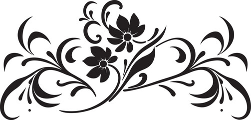 Vintage Decorative Border Badge Antique Floral Frame Vector