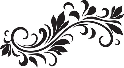 Antique Floral Vector Badge Classic Vintage Design Element