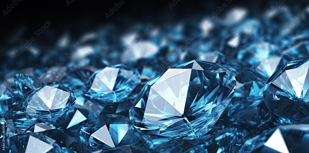 Aufkleber diamond texture on a black background a collection of diamonds arranged in a row from left to right,