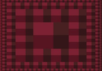 Red and black plaid square pattern design background 