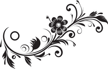 Antique Floral Vector Emblem Vintage Pattern Classic Vintage Design Pattern Floral Art