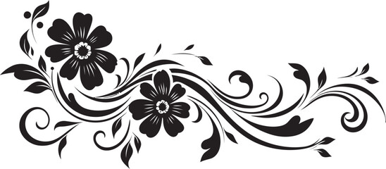 Victorian Style Vector Emblem with Floral Design Retro Floral Element Ornament Logo Frame