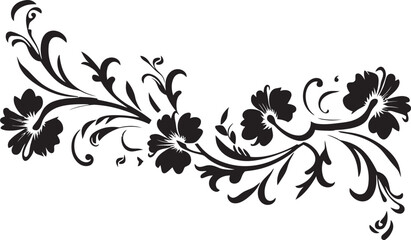 Victorian Floral Icon Emblem with Retro Badge Retro Floral Emblem Design with Antique Pattern