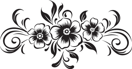 Antique Floral Vector Design Detailed Pattern Classic Vintage Design Badge Victorian Badge