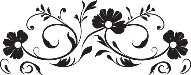 Victorian Floral Icon Badge Retro Badge Retro Floral Emblem Design Antique Art