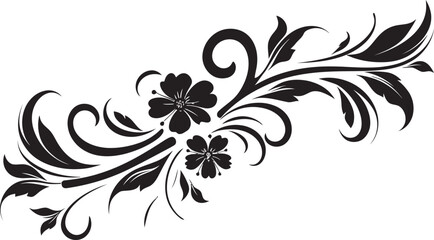 Classic Vintage Design Badge Retro Frame Victorian Era Logo Element Floral Design