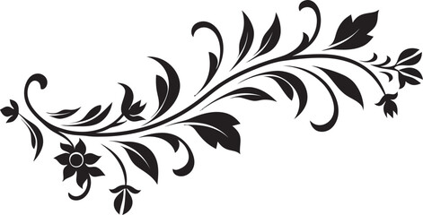 Classic Vintage Icon Swirl Victorian Charm Victorian Floral Vector Emblem Retro Elegance