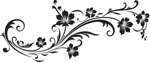 Classic Divider Logo Icon Retro Element Victorian Floral Icon Emblem Ornate Badge