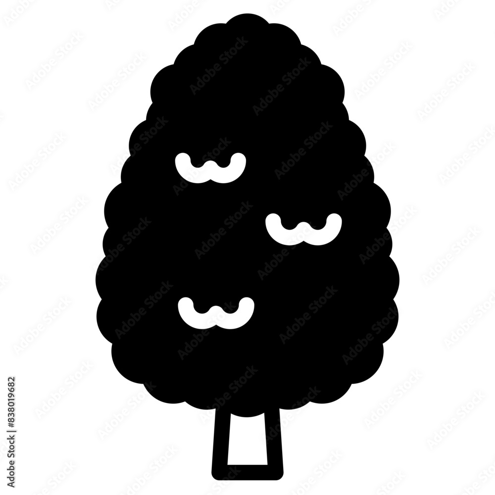 Sticker tree icon