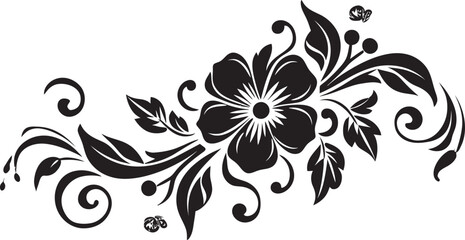 Victorian Floral Icon Emblem Retro Badges Retro Floral Emblem Design Antique Arts