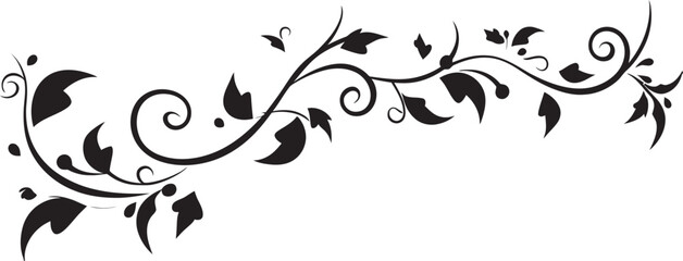 Victorian Era Ornate Floral Emblem Retro Symbol Vintage Decorative Floral Badge Elegant Design