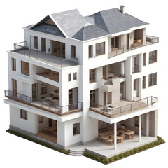 modern apartment house png