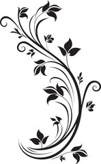 Classic Floral Ornament Design Retro Emblem Retro Style Vintage Badge Antique Pattern