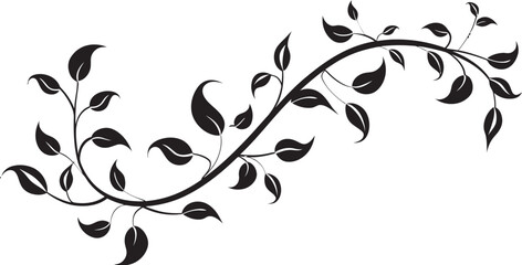 Victorian Style Floral Emblem Iconic Badge Retro Floral Divider Artwork Artistic Expression