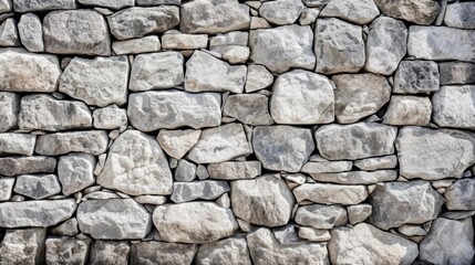 Obraz premium Texture of old rock wall for background, Old grey stone wall background texture close up