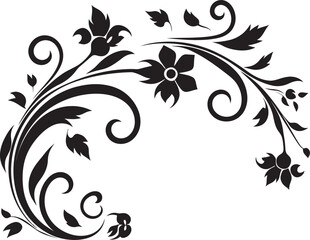 Elegant Floral Vector Retro Floral Pattern
