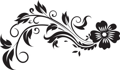 Victorian Era Logo Elegant Floral Badge Retro Style Design Vintage Ornate Badge