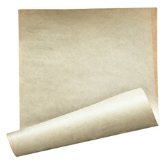 old paper, transparent PNG