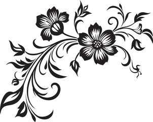 Antique Floral Frame Decorative Floral Frame Classic Divider Logo Intricate Floral Emblem