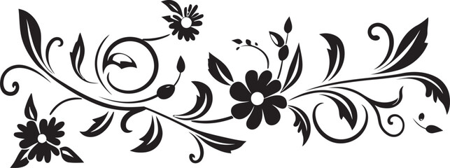 Victorian Era Ornate Floral Frame Vintage Decorative Scrollwork Icon