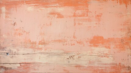 Obraz premium Pastel peach wood wooden with plank texture wall background, wood table Through use wash Giving a feeling of looking old and beautiful.