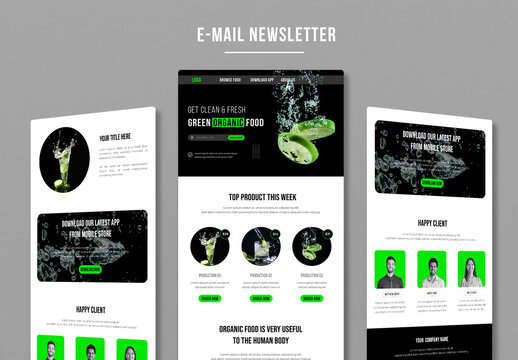 Email Newsletter Layout