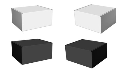 3D Cardboard Packaging Box With Close Lid