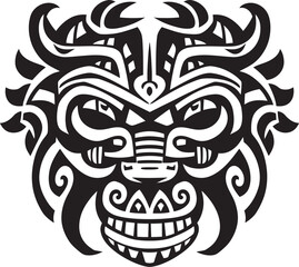 Dragon Head Logo Iconic Emblem Design Front View Dragon Symbol Mythical Graphic