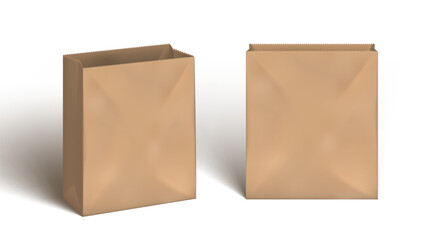 Brown Paper Lunch Food Craft Bag Package