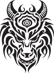 Dragon Head Symbol Detailed Badge Frontal Dragon Head Icon Mythical Design