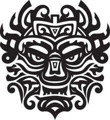 Legendary Beast Icon Detailed Dragon Head Logo Dragon Head Symbol Front View Emblem Art