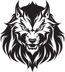 Majestic Predator Wolf Design Vector Graphic Giant Alpha Wolf Emblem Predatory Logo