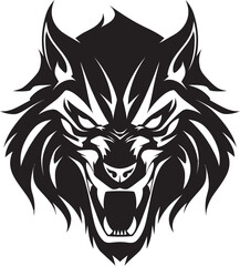Spirit of the Wolf Logo Vector Graphic Vigilant Wolf Icon Predator Design