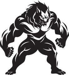 Obraz premium Alpha Predator Pack Badge Predator Design Noble Guardian Wolf Logo Vector Illustration