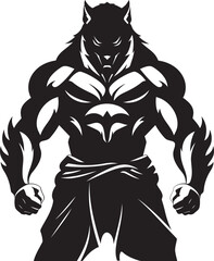 Arctic Alpha Wolf Icon Predator Symbol Howling Sentinel Wolf Emblem Vector Graphic