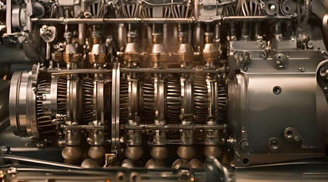 A motor is a machine that can convert energy into motion. Imagine a shiny, powerful engine with pistons moving up and down, burning fuel and air