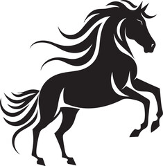 Powerful Horse Head Logo Vector Icon Art Sleek Stallion Icon Logo Graphic